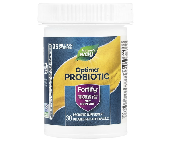 Пробіотики та пребіотики Nature's Way (Fortify Optima Daily Probiotic+Prebiotics Everyday Care) 35 млрд КУО 30 капсул