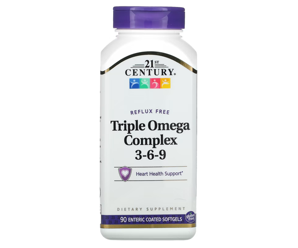 Комплекс ОМЕГА 3 6 9 21st Century (TRIPLE OMEGA COMPLEX 3-6-9) 