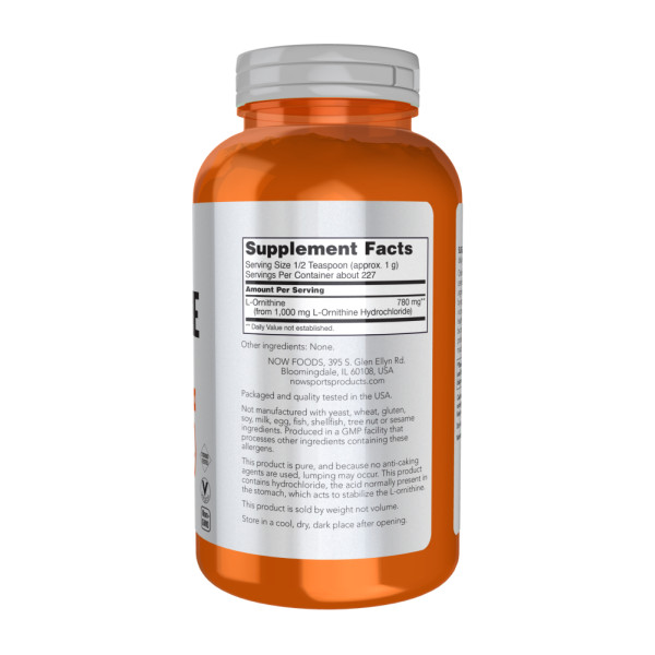 Л-Орнитин Now Foods (L-Ornithine powder ) 200 г