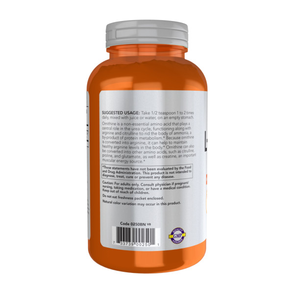 Л-Орнитин Now Foods (L-Ornithine powder ) 200 г