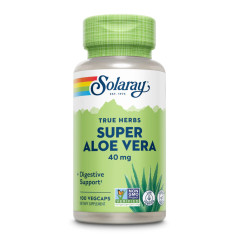 Концентрат гелю Алое Віра Solaray Super Aloe Vera Gel 8000mg 100 капсул Solaray