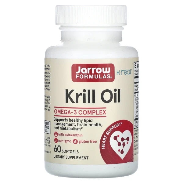 Масло криля Jarrow Formulas (Krill Oil) 600 мг 