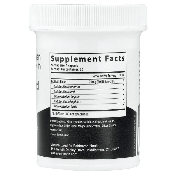 Пробіотик для жінок Fairhaven Health  (IsoFresh Vaginal Probiotic) 30 капсул