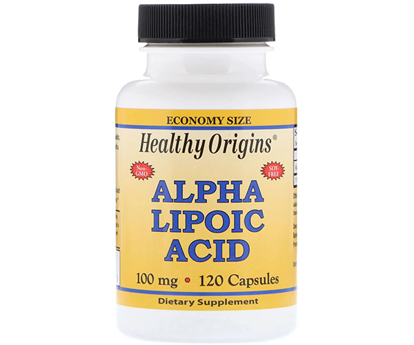 Альфа-липоевая кислота Healthy Origins (Alpha-lipoic acid) 100 мг 120 капсул