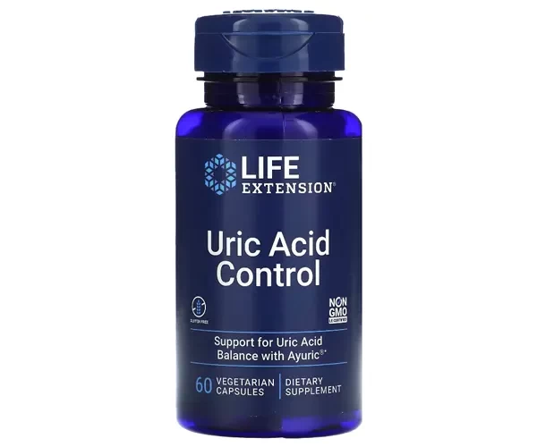Мочевая кислота контроль Life Extension (Uric Acid Control) 500 мг 60 капсул