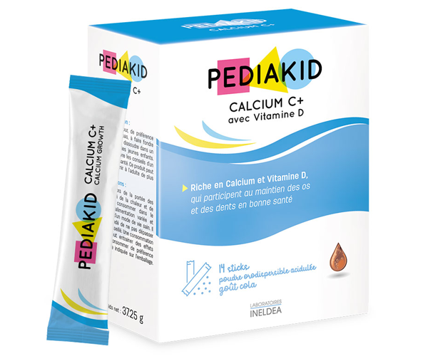 Кальций С+ Pediakid (Calcium C+) 14 стиков со вкусом колы