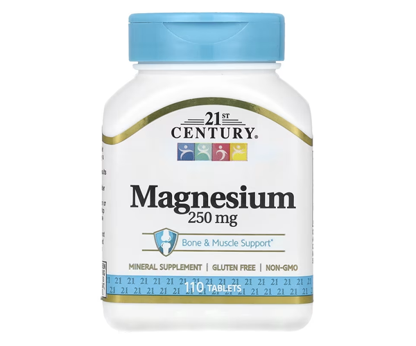 Магний 21st Century (Magnesium) 250 мг 110 таблеток