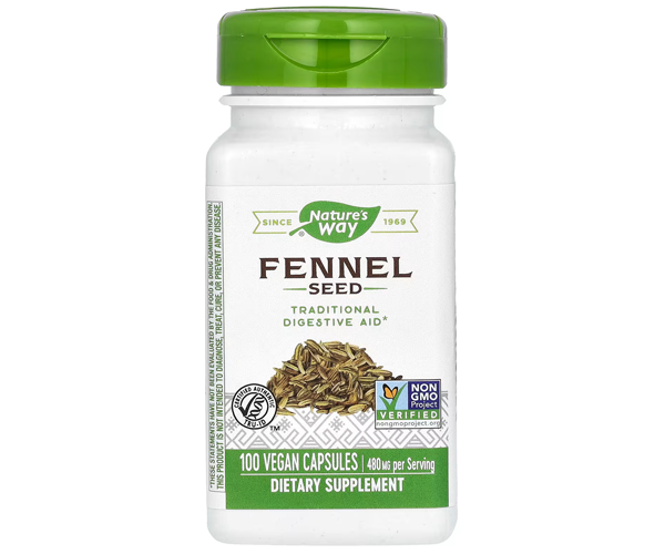 Насіння фенхелю Nature's Way  (Fennel Seed) 480 мг 100 капсул