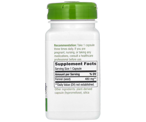 Насіння фенхелю Nature's Way  (Fennel Seed) 480 мг 100 капсул