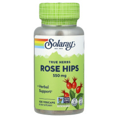 Шиповник Solaray True Herbs 550 мг 100 растительных капсул