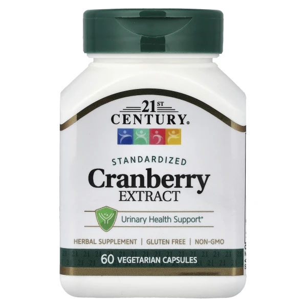 Экстракт Клюквы 21st Century (Cranberry Extract) 60 капсул