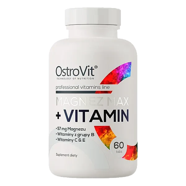 Магній з вітамінами Ostrovit  (Magnez MAX+Vitamin) 60 таблеток