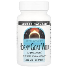 Екстракт горянки Source Naturals (Horny Goat Weed) 1000 мг 30 таблеток
