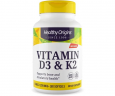 Витамин Д3 и К2 Healthy Origins (Vitamins D3 & K2) 2000 МЕ/200 мкг 