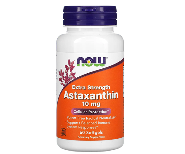 Астаксантин NOW Foods (Astaxanthin) 10 мг 60 капсул