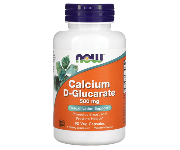 Глюкорат кальция NOW Foods (Calcium D-glucarate) 500 мг 90 вегетарианских капсул