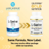L-серин California Gold Nutrition 900 мг 120 капсул