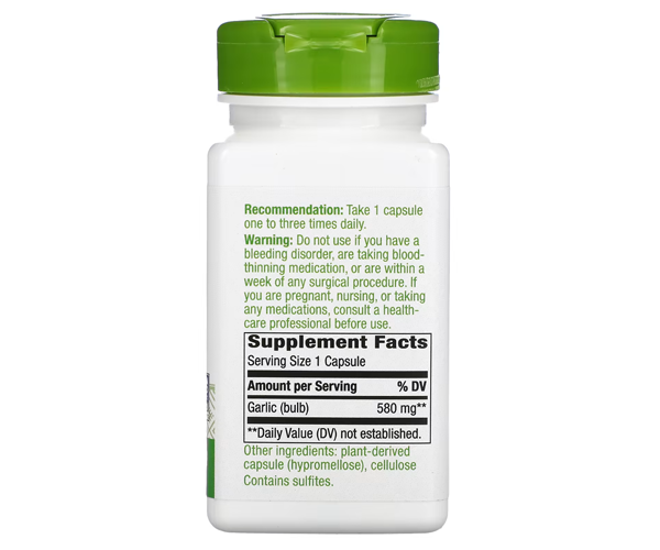 Чеснок  Nature's Way (Garlic) 580 мг 100 капсул