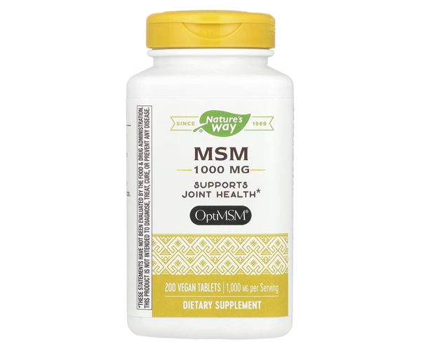 МСМ Nature's Way (MSM) 1000 мг 200 таблеток