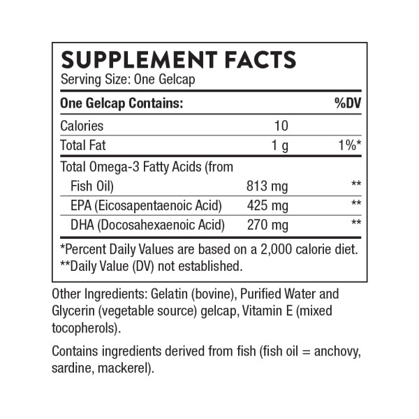 Омега-3 Thorne Research (Super EPA DHA) 90 капсул