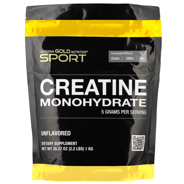 Микронизированный моногидрат креатина California Gold Nutrition (Creatine)