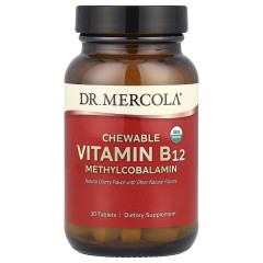 Вітамін В12 органік Dr. Mercola (Vitamin B12) 1000 мкг 30 жувальних таблеток