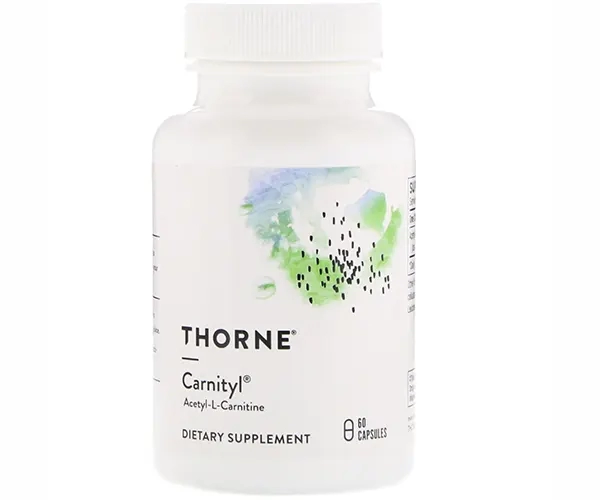 Ацетил карнітин Thorne Research (Carnityl) 500 мг 60 капсул