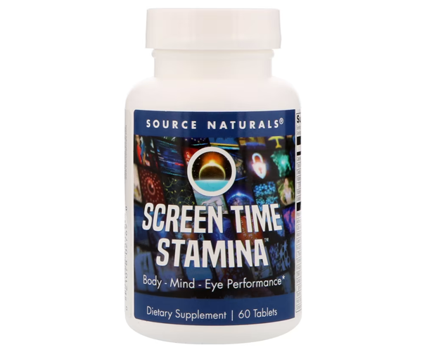 Комплексная поддержка организма Source Naturals (Screen Time Stamina) 60 таблеток