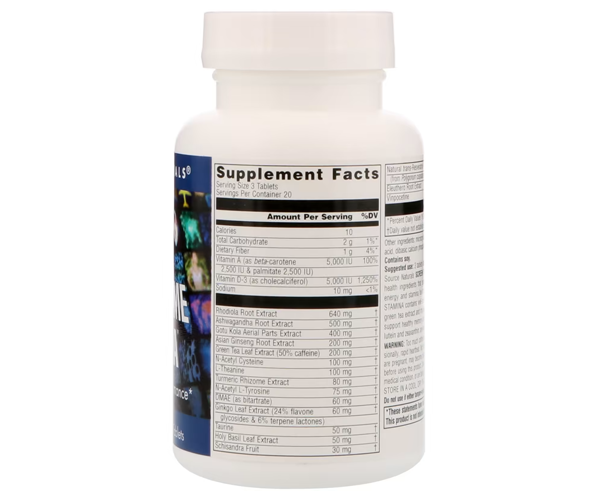 Комплексная поддержка организма Source Naturals (Screen Time Stamina) 60 таблеток