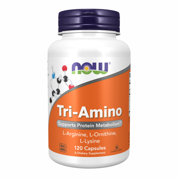 Комплекс амінокислот NOW Foods  (Tri-Amino) 120 капсул