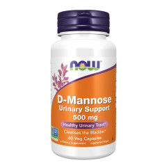 Д-Манноза Now Foods (D-Mannose Urinary Support) 500 мг 60 капсул