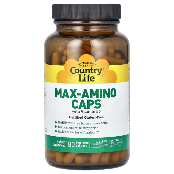Комплекс амінокислот Country Life (Max-Amino caps) 
