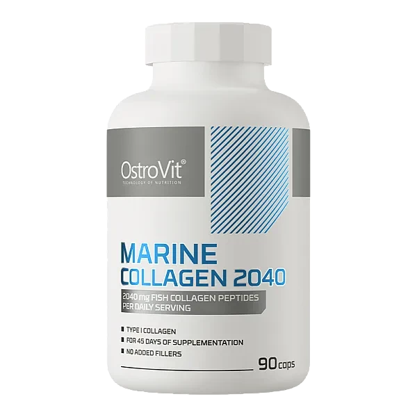 Морський колаген Ostrovit  (Marine Collagen 2040) 2040 мг 90 капсул