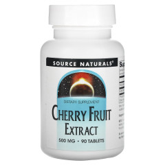 Екстракт дикої вишні Source Naturals (Cherry fruit extract) 500 мг 90 таблеток