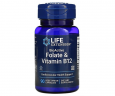 Фолиевая кислота и витамин B12 Life Extension (Folate and Vitamin B12) 680 мкг/300 мкг 90 капсул