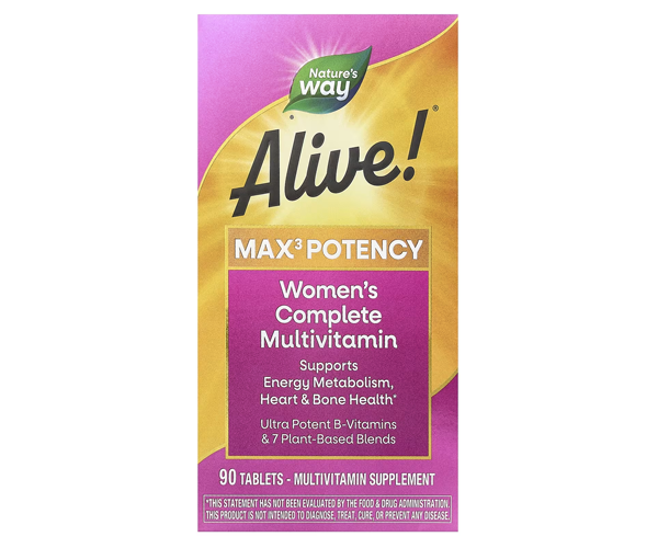 Вітаміни для жінок Nature's Way  (Alive Women's Max Potency) 90 таблеток