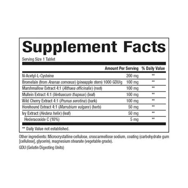 Здоров'я дихальних шляхів Natural Factors  (Lung, Bronchial & Sinus Health) 45 таблеток