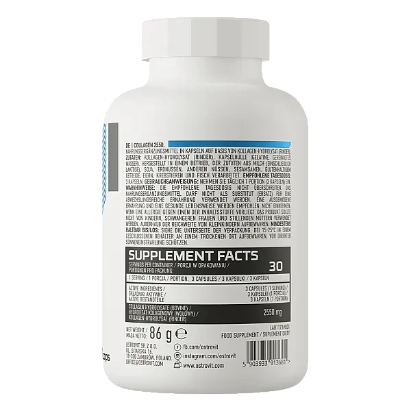 Колаген Ostrovit (Collagen 2550) 2550 мг 90 капсул