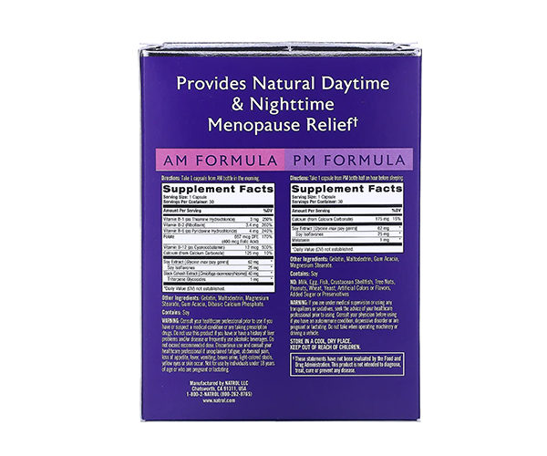 Менопауза повний комплекс Complete Balance for Menopause 2 банки по 30 капсул Natrol 