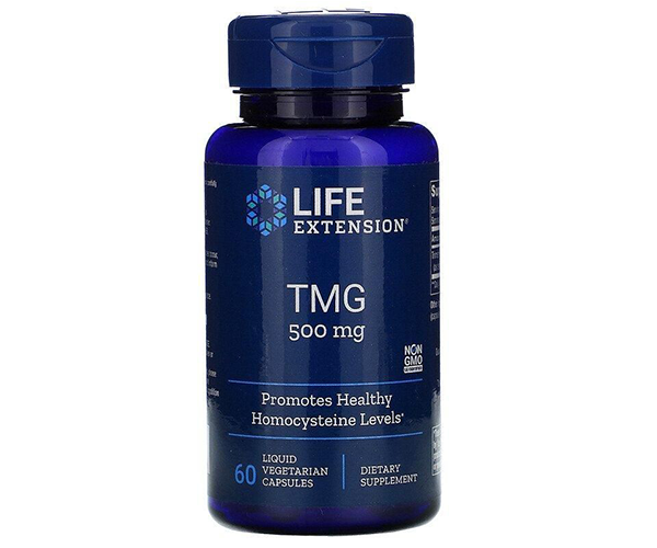 Триметилглицин Life Extension (TMG) 500 мг 60 капсул