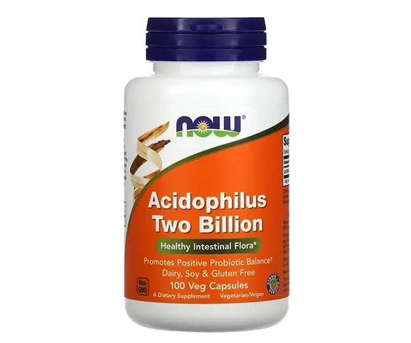 Пробиотики NOW Foods (Acidophilus Two Billion) 2 млрд КОЕ 100 капсул
