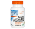 CoQ10, L-карнитин и магний Doctor's Best (CoQ10, L-Carnitine & magnesium) 90 капсул