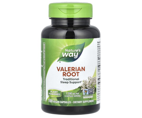 Корень валерианы Nature's Way (Valerian Root) 1590 мг 