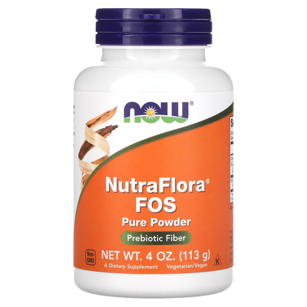 Фруктоолигосахариды NOW Foods (NutraFlora FOS) 5000 мг 113 г