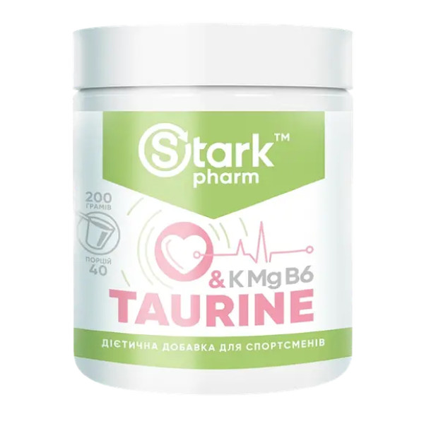 Таурін Магній Вітамін В6 Stark Pharm (Taurine MgB6) 200 г