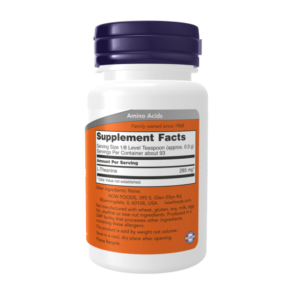 L-Теанін Now Foods (L-Theanine Powder) 28г