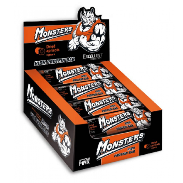 Батончики Strong Max Monsters 80г x 20шт